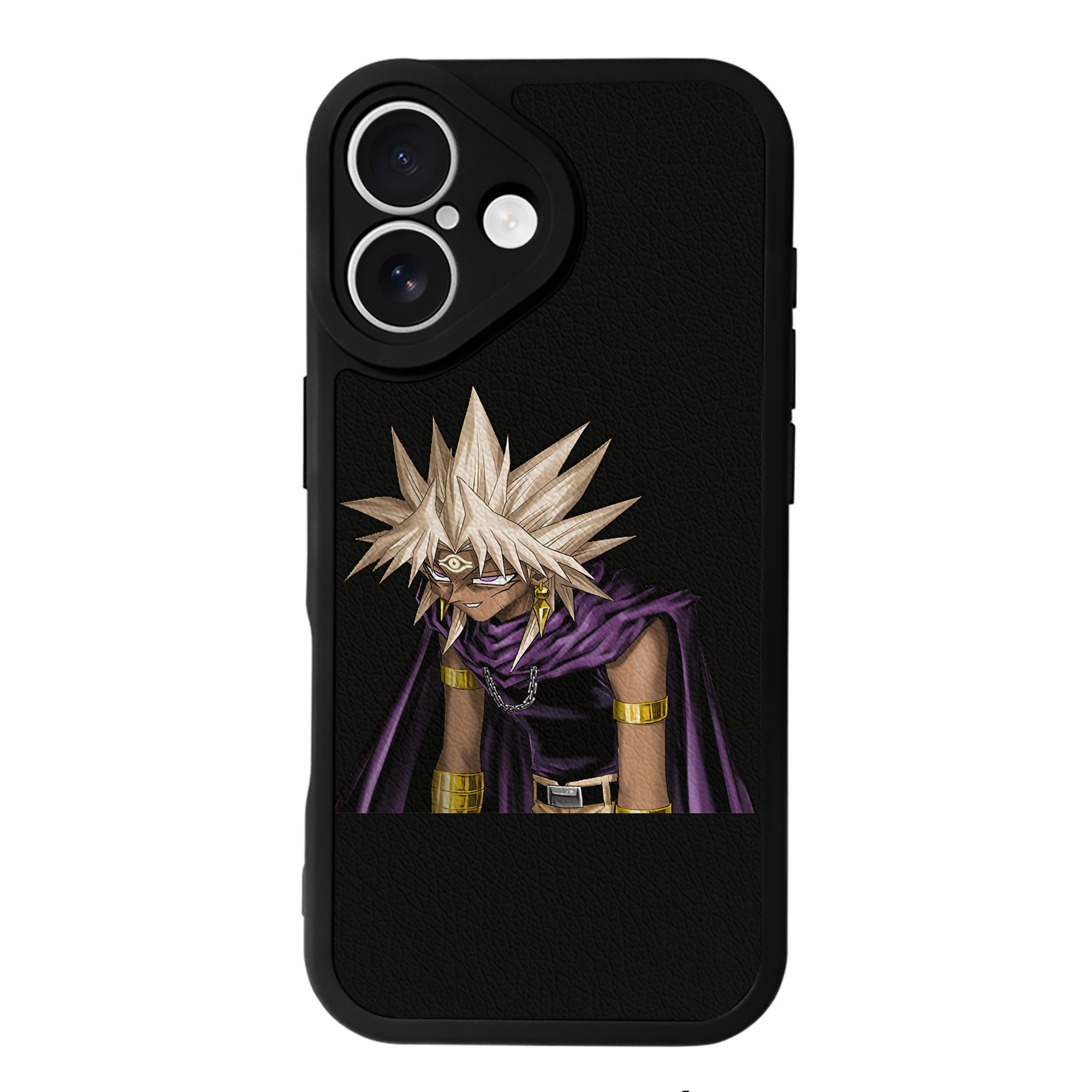 遊☆戯☆王 Yu-Gi-Oh! 【iPhone 16シリーズ対応】シリコンスマホケース（レザー調） 材質：シリコン